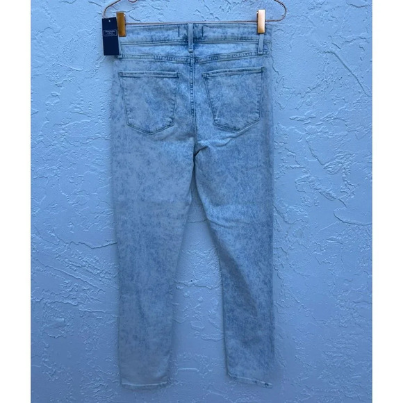 Abercrombie & Fitch Simone Womens High Rise Ankle Skinny Jeans Acid Wash Sz 27 - Picture 14 of 14